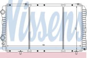 Радиатор охлаждения двигателя