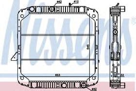 Радиатор охлаждения двигателя