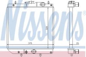 Радіатор охолодження двигуна