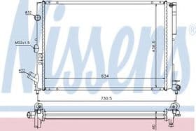Радіатор охолодження двигуна