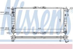 Радіатор охолодження двигуна