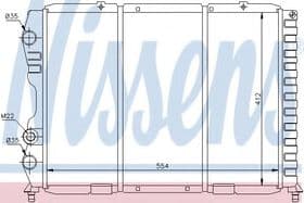 Радіатор охолодження двигуна