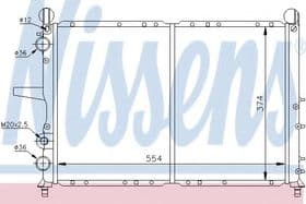 Радіатор охолодження двигуна Радіатор охолодження двигуна