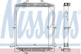 Радіатор охолодження двигуна