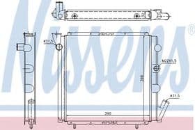 Радіатор охолодження двигуна Радіатор охолодження двигуна