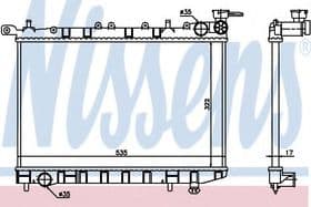 Радіатор охолодження двигуна