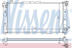 Радиатор охлаждения двигателя