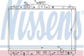 Радиатор охлаждения двигателя