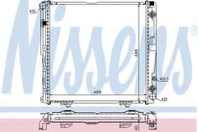 Радіатор охолодження двигуна