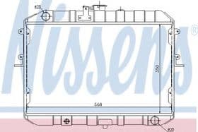 Радиатор охлаждения двигателя