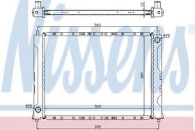 Радіатор охолодження двигуна Радіатор охолодження двигуна