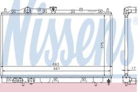 Радіатор охолодження двигуна