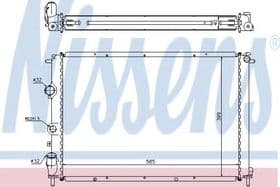 Радиатор охлаждения двигателя