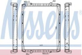 Радіатор охолодження двигуна