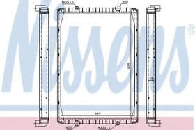 Радіатор охолодження двигуна