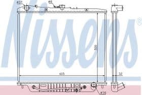 Радиатор охлаждения двигателя