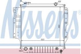 Радиатор охлаждения двигателя