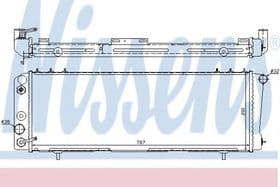 Радіатор охолодження двигуна Радіатор охолодження двигуна
