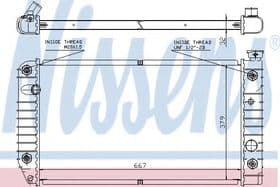 Радиатор охлаждения двигателя