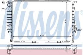 Радиатор охлаждения двигателя