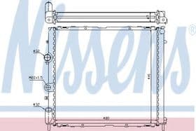 Радіатор охолодження двигуна Радіатор охолодження двигуна