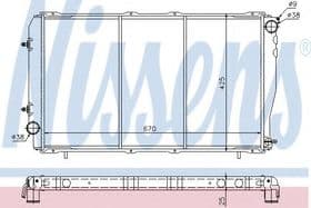Радиатор охлаждения двигателя