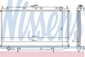 Радиатор охлаждения двигателя Радиатор охлаждения двигателя