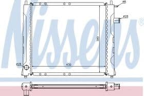 Радіатор охолодження двигуна Радіатор охолодження двигуна