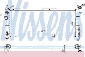 Радіатор охолодження двигуна