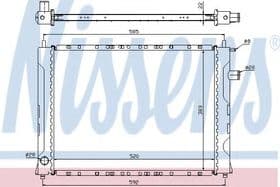 Радіатор охолодження двигуна Радіатор охолодження двигуна