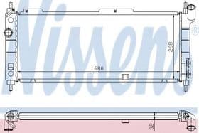 Радіатор охолодження двигуна