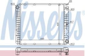 Радіатор охолодження двигуна