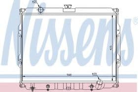 Радиатор охлаждения двигателя