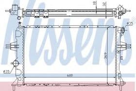Радіатор охолодження двигуна