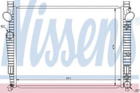 Радиатор охлаждения двигателя