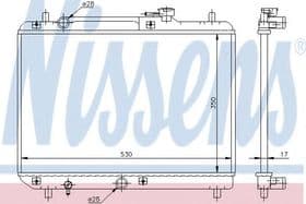 Радиатор охлаждения двигателя
