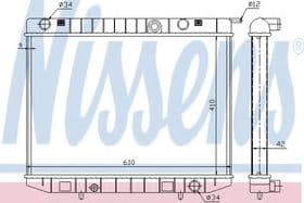 Радіатор охолодження двигуна