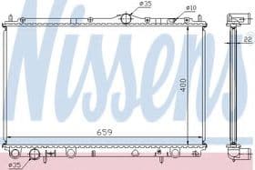 Радиатор охлаждения двигателя
