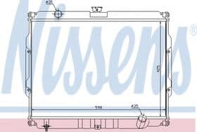 Радиатор охлаждения двигателя