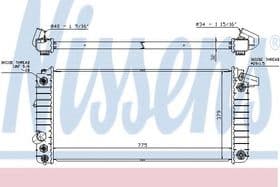 Радиатор охлаждения двигателя