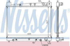 Радиатор охлаждения двигателя