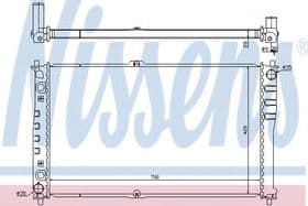 Радиатор охлаждения двигателя