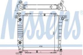 Радіатор охолодження двигуна