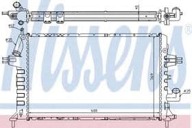 Радиатор охлаждения двигателя