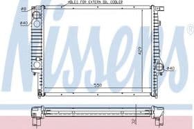 Радиатор охлаждения двигателя