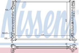 Радиатор охлаждения двигателя