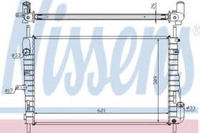 Радиатор охлаждения двигателя