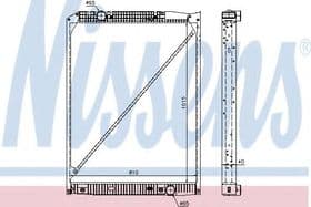 Радіатор охолодження двигуна Радіатор охолодження двигуна