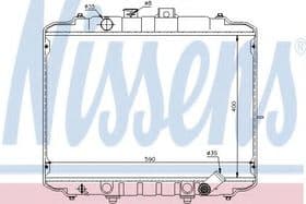 Радіатор охолодження двигуна