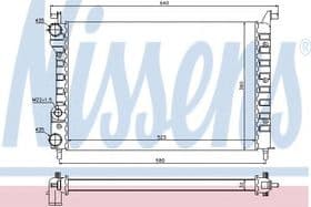 Радиатор охлаждения двигателя